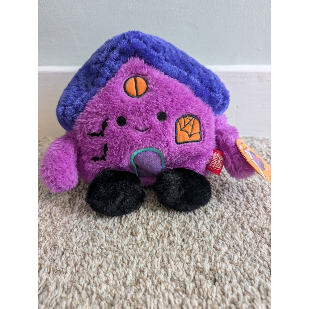 Bum Bumz Hakim Haunted House Plush OS Purple Spooky Bumz Halloween BBZ8-305 NWT